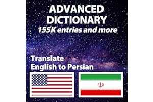 Advanced English Persian Dictionary, has both English and Persian definition, more than 155483 entries
