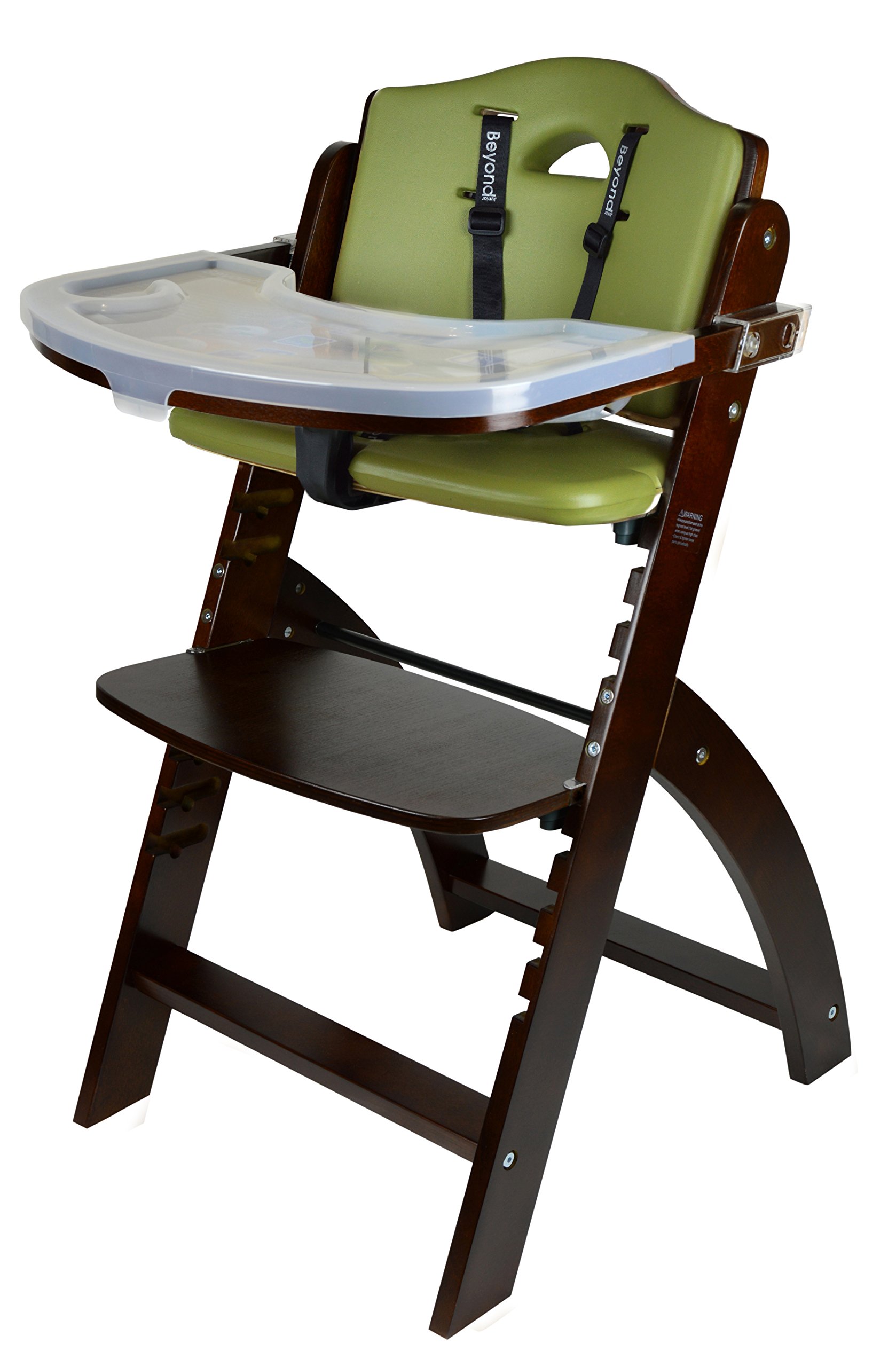 Wooden High Chair With Tray Perfect Adjustable Baby Highchair dining