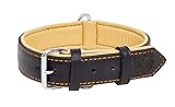 Riparo Genuine Leather Padded Dog Heavy Duty K-9