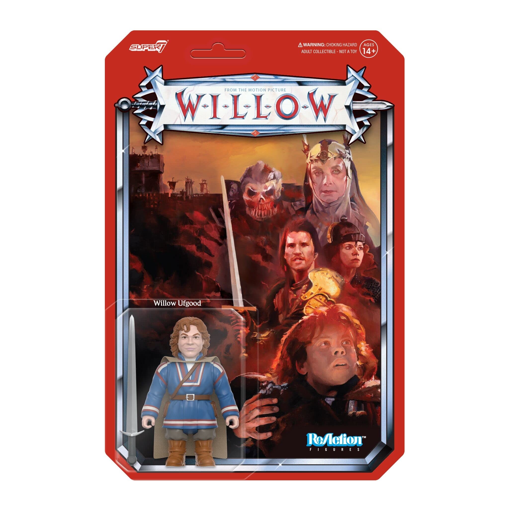 SUPER7 - Willow: Willow with Sword Reaction Figure