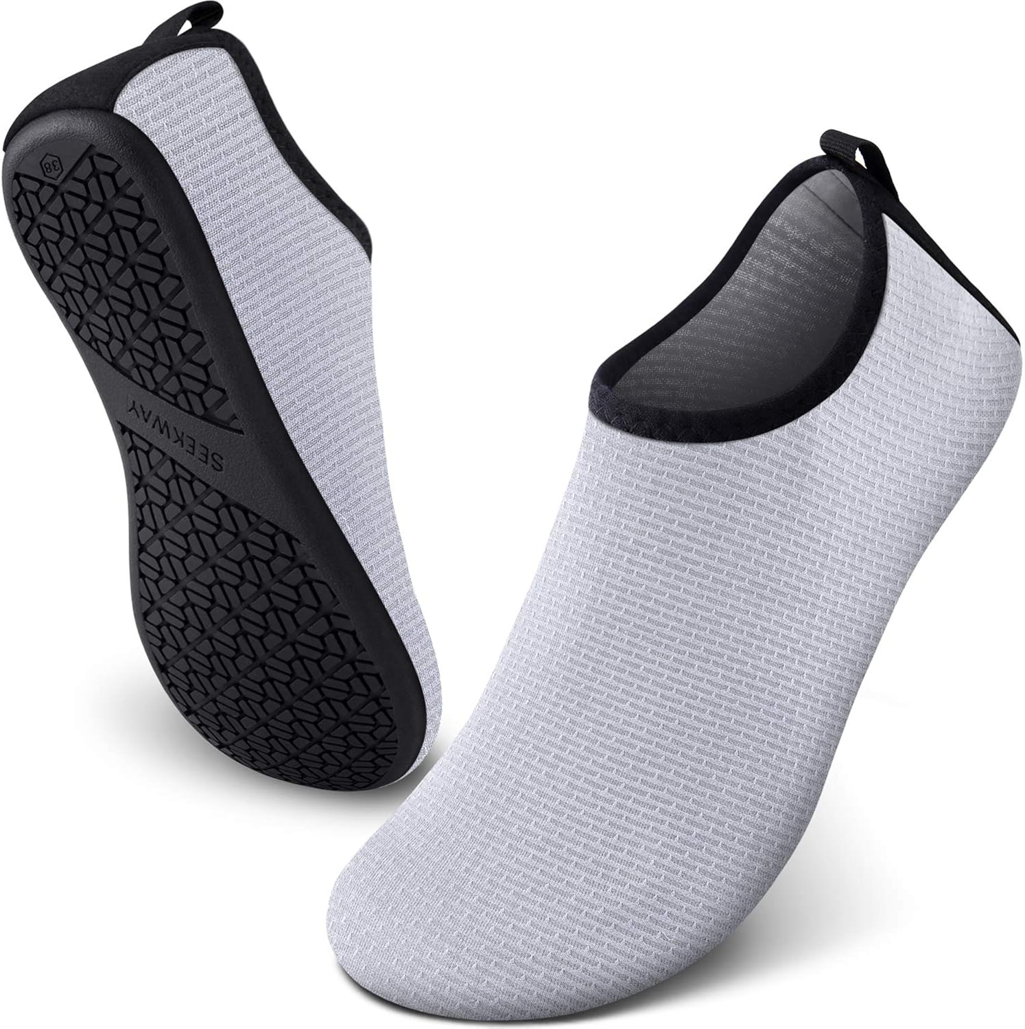  | SEEKWAY Men Women Water Shoes Barefoot Quick-Dry Aqua Socks Lightweight for Outdoor Sports Swim Beach Yoga Surf Pool SK002 | Water Shoes