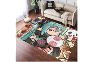 Area Rug Trendy Bedroom Carpet Anti Slip Floor Mat Soft Short Velvet Easy to Clean Anime Bedside Living Room Universal Multip