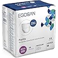 Egosan Maxi Incontinence Underwear, Pull Up Style Lightweight Breathable Disposable with Improved Acquisition Layer, Form-Fitting with Maximum Absorbency for Active, Unisex (Medium, 14 ct)