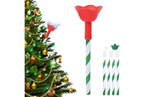 VISTARAFT 47 Inch Long Christmas Tree Watering Funnel, Christmas Tree Watering System Device Long Tree Watering Waterer Spout for Indoor Outdoor Xmas Tree - Green