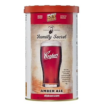 Malz Hergestellt Coopers Amber Ale Handwerk Zu Hause Bier Brauen 1