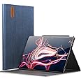 INFILAND Galaxy Tab S10 Ultra/S9 Ultra/S8 Ultra 14.6 Inch Case, Multi-Angle Stand Cover Compatible with Samsung Galaxy Tab S10 Ultra/S9 Ultra/S8 Ultra Tablet [Auto Wake/Sleep], Navy