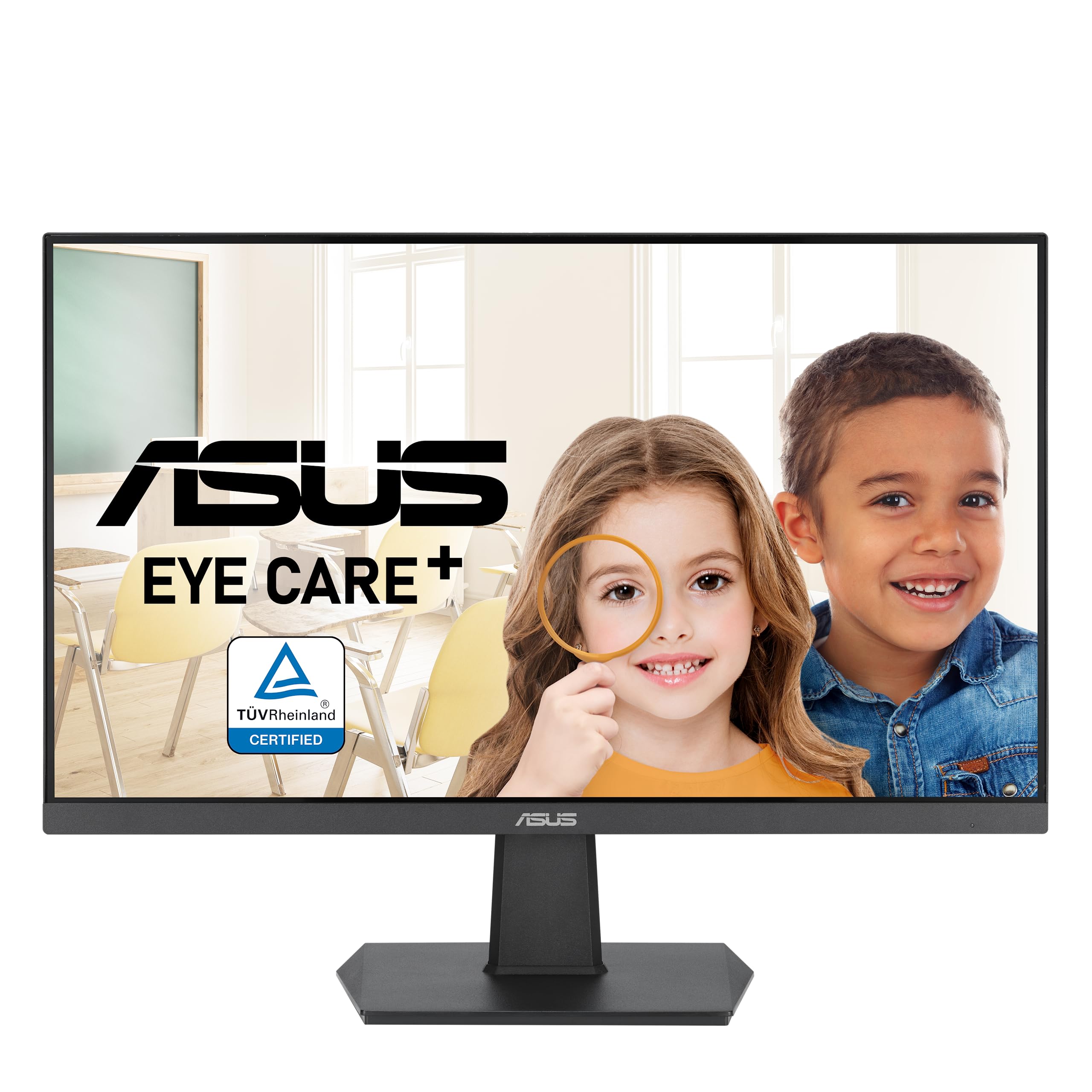 Photo 1 of (MISSING STAND) ***PARTS ONLY***ASUS 24 Inch Frameless Monitor - 23.8-inch viewable, IPS, Full HD, 100Hz, 1080P, 1ms, Adaptive-Sync, for Working and Gaming, Flicker Free, HDMI, VESA Mountable, Tilt - VA24EHF