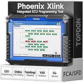 TOPDON Phoenix XLink OBD2 Scanner, ECU Programming &amp; Coding, Topology Map | V.A.G. Guided, 41+ Reset Services, Bidirectional Control, High-Speed Scan, CAN-FD, DoIP, FCA Gateway Access