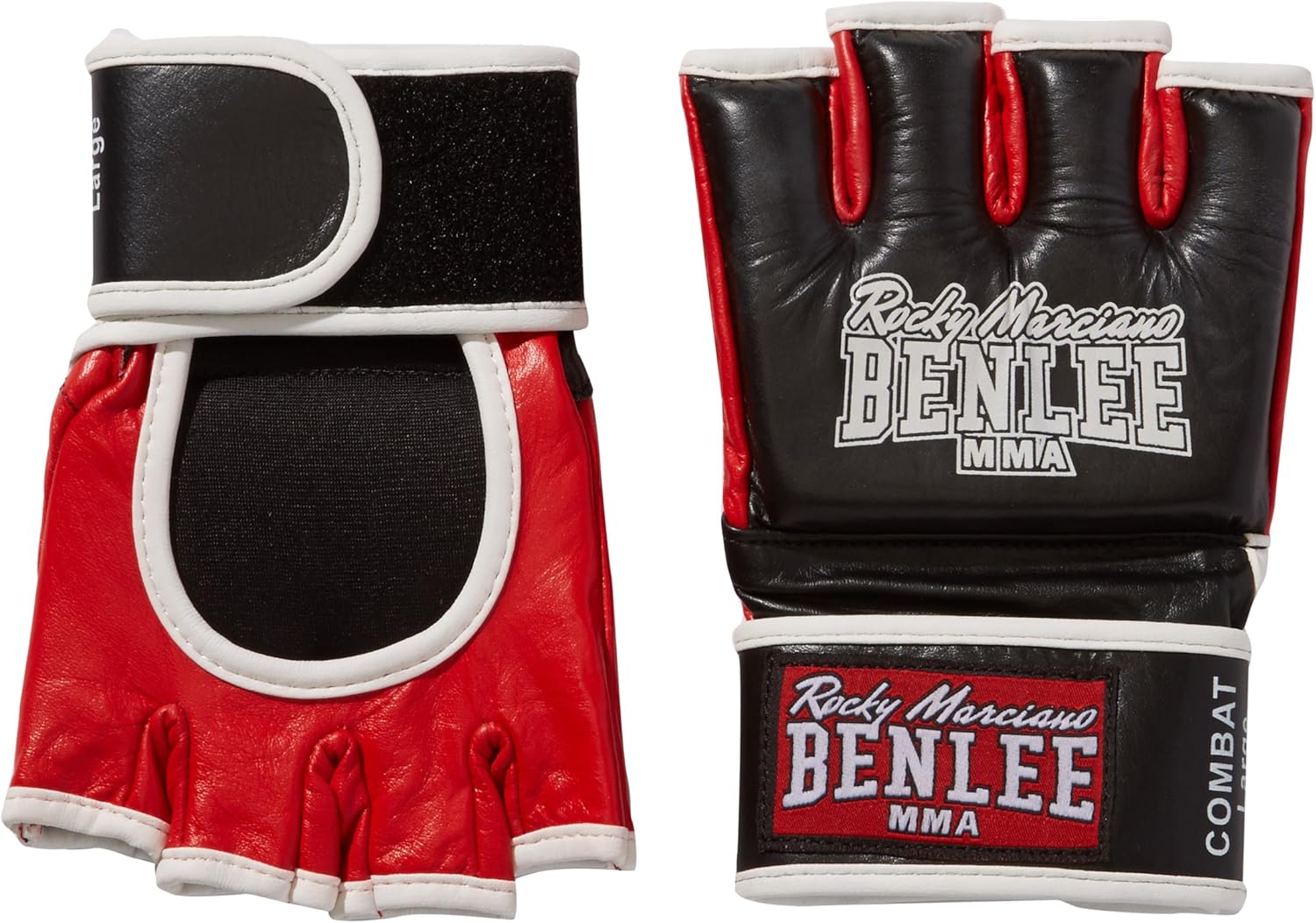 BENLEE Rocky Marciano Boxing Gloves MMA Gloves Combat Black SizeL
