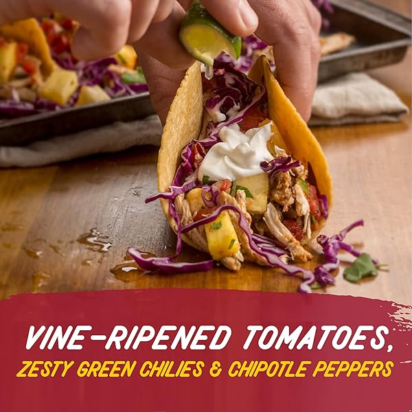 RO-TEL CHIPOTLE DICED TOMATOES WITH GREEN CHILIES AND CHIPOTLE PEPPERS, KETO FRIENDLY, 10 OZ