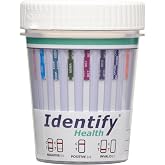 Identify Health 14 Panel Urine Drug Test Cup with 6 ADL - 25 Pack | 14 Panel Drug Screen Test Kit: AMP, BAR, BUP, BZO, COC, EDDP, MDMA, MET, MTD, OPI, OXY, PCP, TCA, THC + 6 ADL