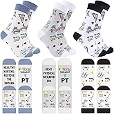 Romart 3 Pairs Colorful Socks Gifts, Appreciation Graduation Gift Thank You Gift for Women Men Graduation Students