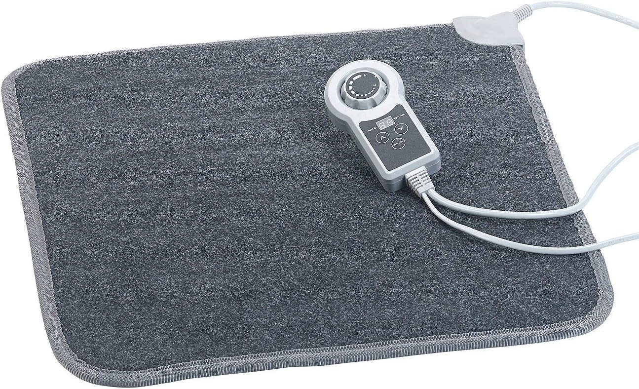 infactory Heizmatte: Beheizbare Infrarot-Fußboden-Matte, Vliesstoff, 50x55 cm, 60 °C, 66 W (Fussbodenmatte)