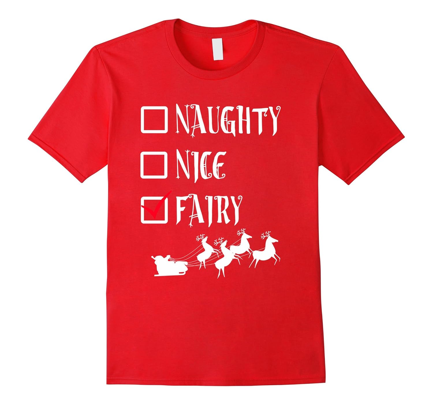 UGLY CHRISTMAS SWEATER SHIRT FAIRY Halloween Fun Tee-ANZ