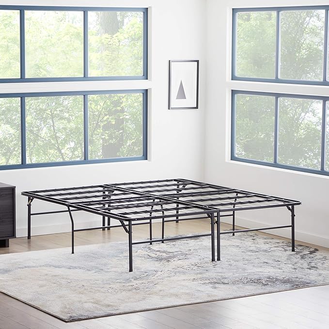 STRUCTURES by Malouf HIGHRISE Folding Metal Bed Frame 14 or