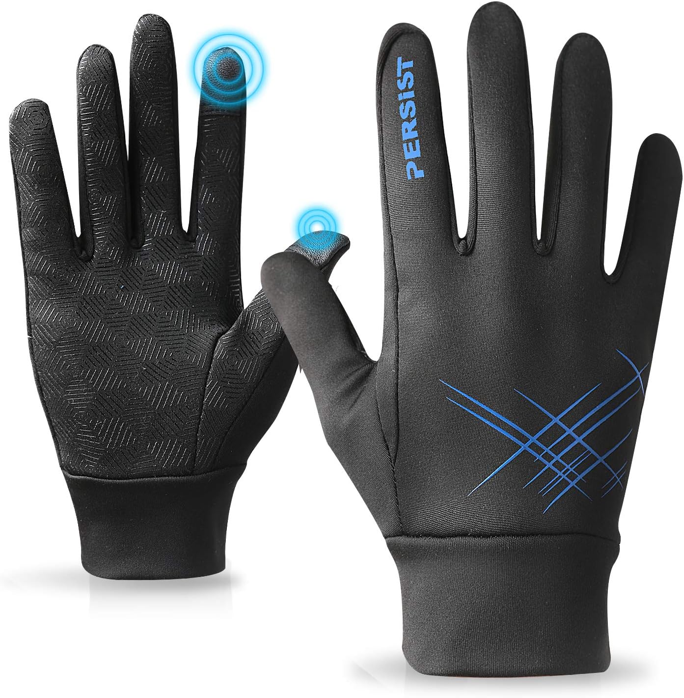 Gloves for Men Women Cycling Thermal Touch screen Winter Bike Hiking Horse Riding Driving