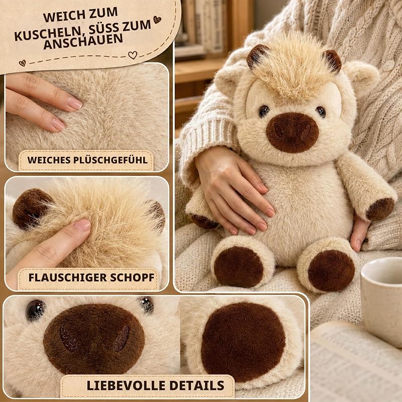 Kuh Kuscheltier 45 cm – Hochlandrind Plüschtier (Highland Cow) — Foto 4 von 8