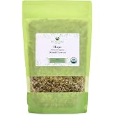 Biokoma Organic Hops Tea 1.76oz Humulus Lupulus Herb Sleep Stress Support | USDA Organic Hops, used to promote deep relaxation and restful sleep, supports a peaceful nervous system, caffeine-free