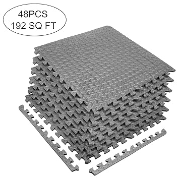 Blackpoolal 60cm 60cm Waterproof Interlocking Soft Eva Foam Mats