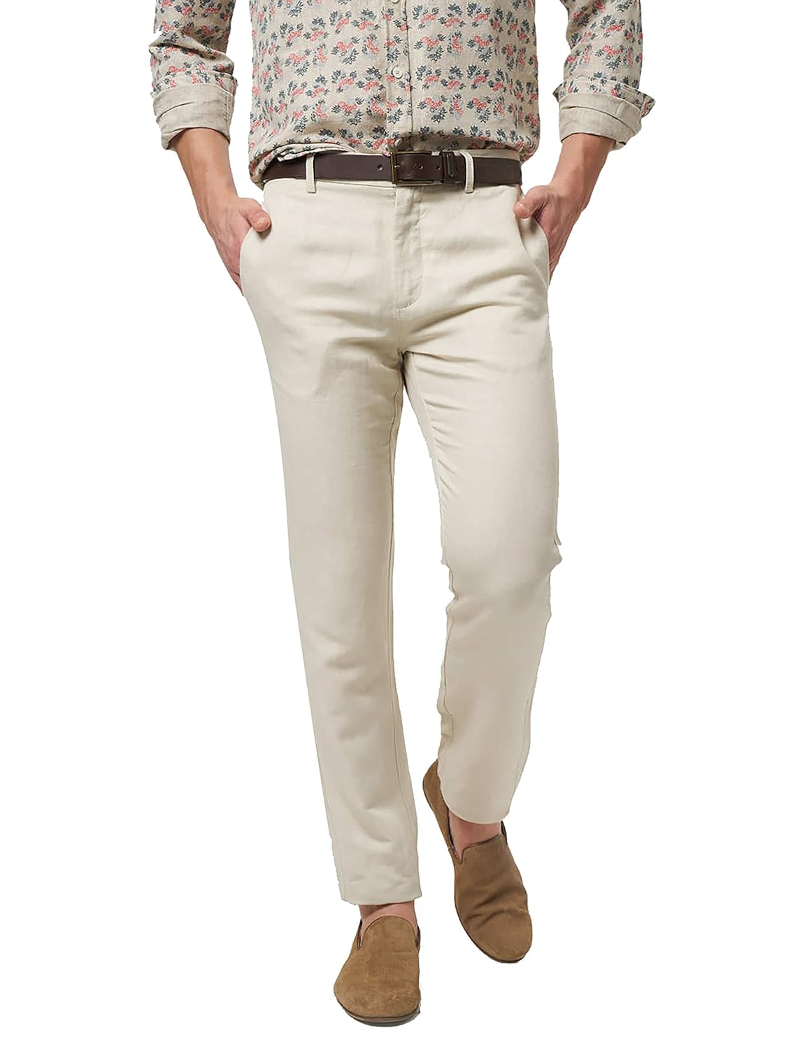 Buy BASICS Men's Casual Trousers at Amazon.in