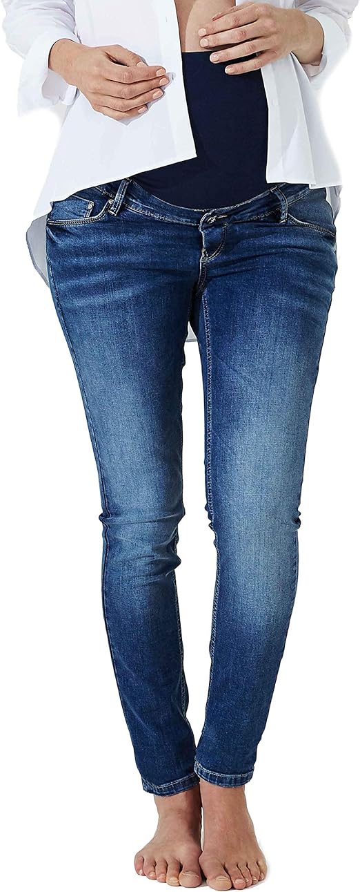 Christoff Designer Maternity Jeans Vintage Extra Long Straight Leg Jeans Amazon De Bekleidung