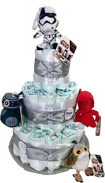 star wars diaper cake