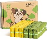 YORJA Dog Poo Bags 720 Count Extra Thick Leak-Proof Biodegradable