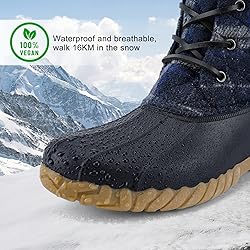 STQ Womens Duck Boots Cold Weather Quilted Snow