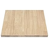 ARIEL 24 x 25 x 1.5 Hevea Unfinished Butcher Block