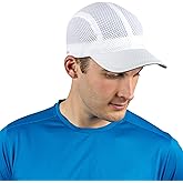 TrailHeads Performance Mens Running Hat - Lightweight, Quick Dry Workout Hats for Men - Athletic Sports Cap for Tennis, Gym