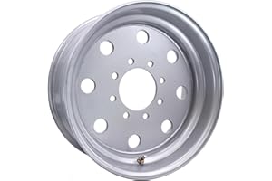 eCustomrim Trailer Wheel 17.5" 17.5X6.75 Hub Centric 8 Lug On 6.5 Center Silver Modular Rim