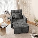 Vabches 3-in-1 Sofa Bed with Wing Table and USB