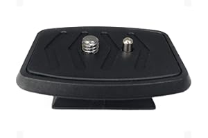 DaVoice 35mm Tripod Quick Release Plate Camera Mounting Adapter Replacement for Quantaray, Sunpak 5800d 7000tm, Slik, Walmart MX1000, TG-P60T Tripod Mount QR-57