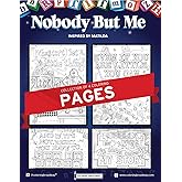 Coloring Broadway - Matilda Inspired Coloring Pages (Set of 4), Nobody But Me Musical Merchandise, Printed on Matte Card Stock (8 1/2” x 11”), Ideal Gift for a Broadway Theater Lover