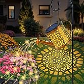 Solar Watering Can Lights Waterproof, Solar Lights Outdoor Decorative Garden Decor Metal Hanging Lights for Outside Patio Pathway Yard, Christmas Birthday Gardening Gifts