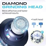 PETPROVED Dog Nail Grinder Silent Electric Nail Trimmer with 2 Heads 3 Ports view 2