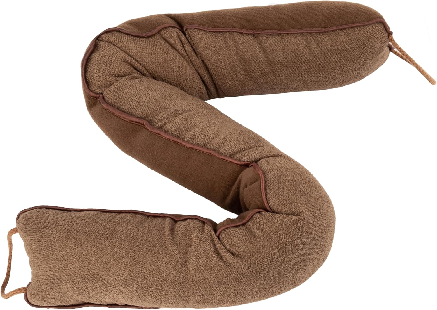 Draft Stoppers - Upgraded Under Door Draft Guard 36inch, Air Stopper Noise Blocker Heavier Bottom Insulation with Hanging Loops Easy Storage (Brown, Cotton)