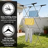 Aspect 3 Tier Folding Clothes Airer 20m Drying Space, Lightweight & Foldable view 5