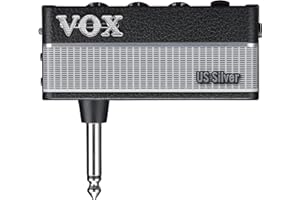 Vox amPlug 3 Plug-in Headphone Amplifier with Built-in Stereo Effects and Volume Control (US Silver)