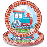 Fun Express Train Dinner Plate - Party Supplies - 8 Pieces
