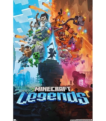Amazon.com: Trends International Minecraft - World Beyond Wall