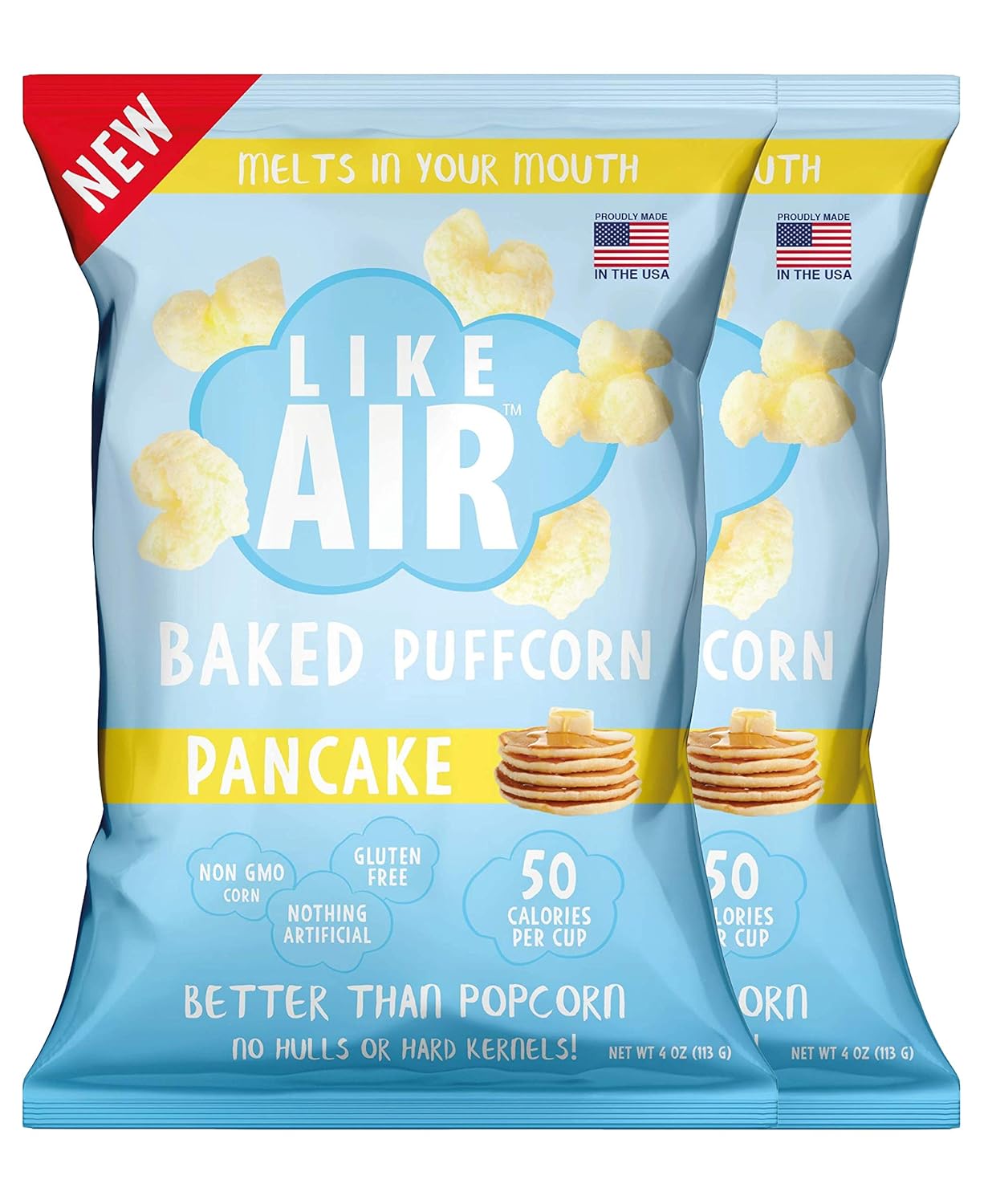 Like Air Baked Puffcorn (Pancake) 2 Large MultiServe