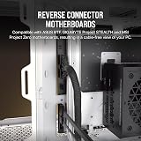 CORSAIR iCUE LINK 2500X RGB Small-Tower mATX Case White Dual Chamber view 5
