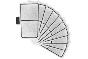 10pcs Filter Cartridges for Top Fin EF-S & BF5 BETTAFLO, 9.5x5.5cm/3.74x2.17in Aquarium Filter Media with Activated Carbon fo