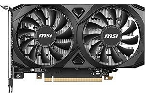MSI Gaming RTX 3050 Ventus 2X 6G OC Graphics Card (NVIDIA RTX 3050, 96-Bit, Boost Clock: 1492 MHz, 6GB GDDR6 14 Gbps, HDMI/DP
