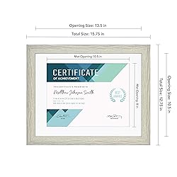 MCS Studio Gallery 11x14 Matted Diploma Frame with