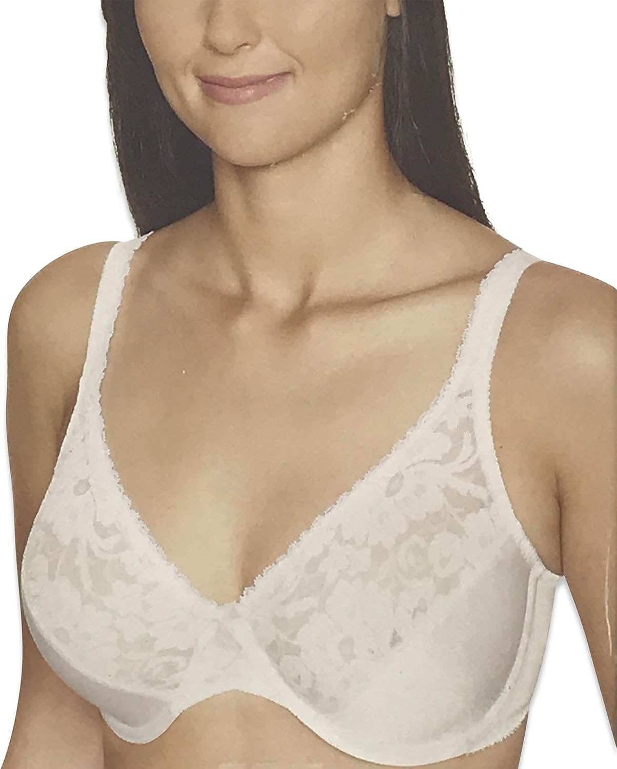 Warner's Warners Womens Firm Support Lace Underwire Bra (42D, White, Size 42D Amazon.ca