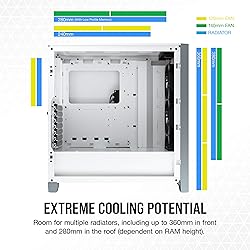 CORSAIR iCUE 4000X RGB Tempered Glass Mid-Tower ATX