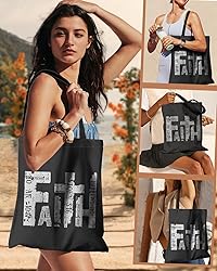 Miss Adola Aesthetic Canvas Tote Bag for Women