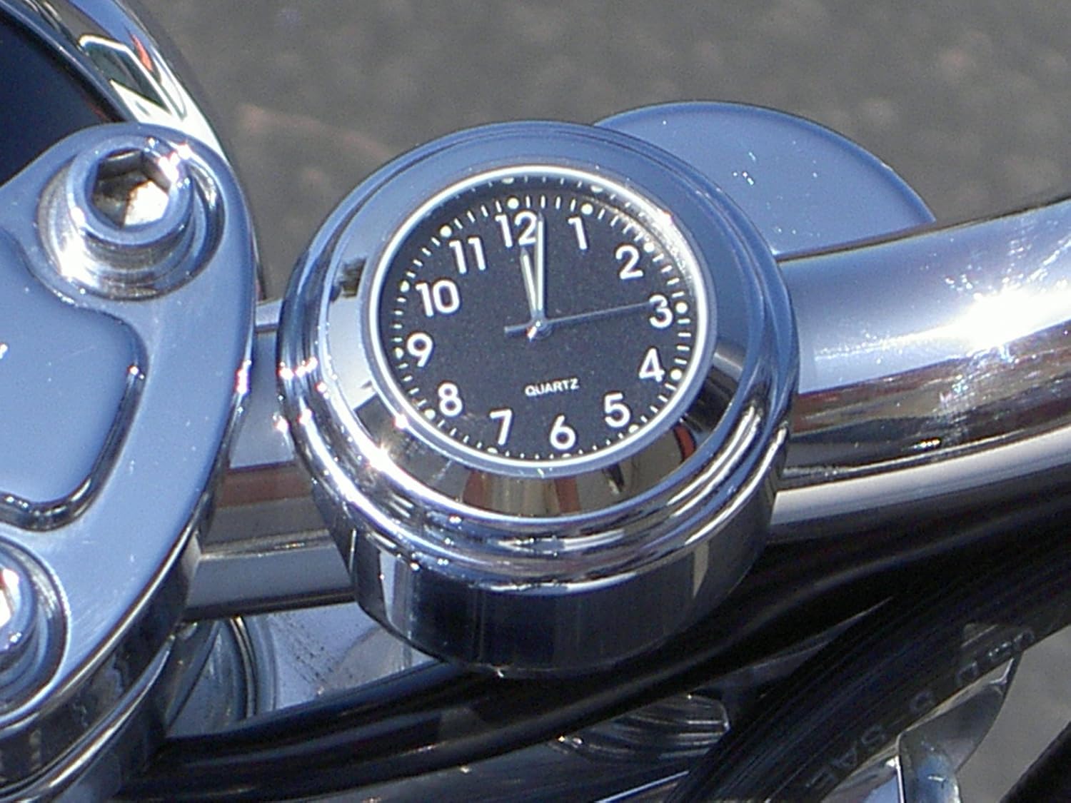 clock for bike handlebars